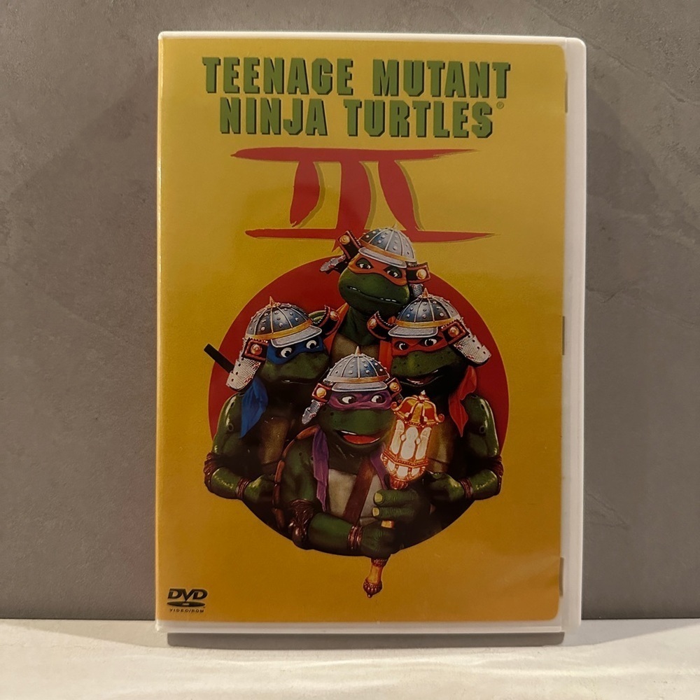 Teenage Mutant Ninja Turtles 3 Movie DVD 2002 RELEASE OF THE 1992